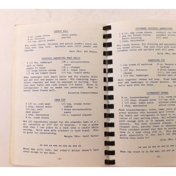 Thank Heaven For Home Made Cooks Glenville Minnesota Methodist 1989 PB Spiral - Picture 5 of 6